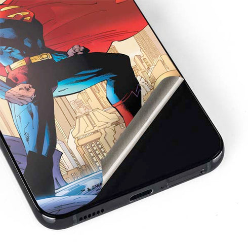 DC Comics Superman For Tomorrow Cover Art by Jim Lee Galaxy S22 Plus Skin
